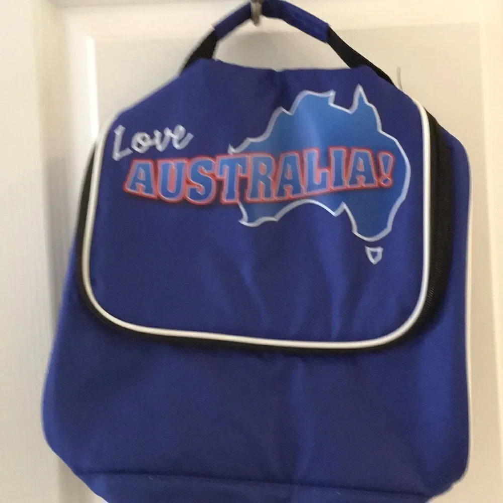 Vintage McDonalds Macca’s Australia blue lunch bag pack retro from Oz Aussie